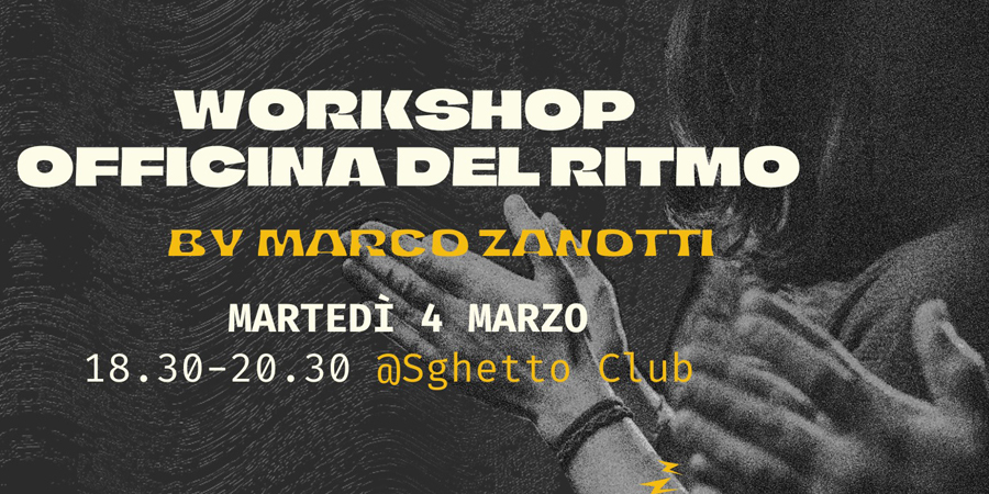 Workshop "Officina del Ritmo"