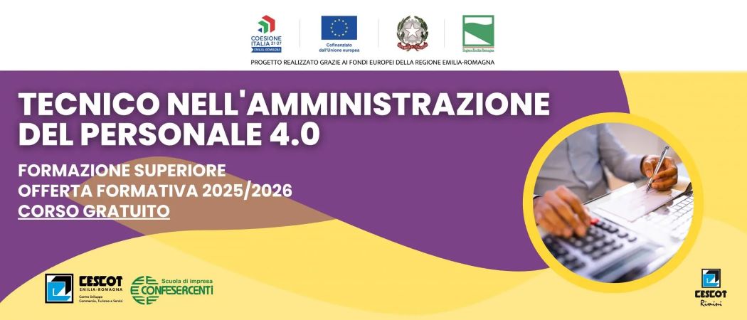 Corso tecnico dell'amministrazione del personale 4.0