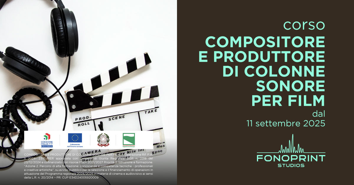 corso fonoprint compositore e produttore di colonne sonore per film