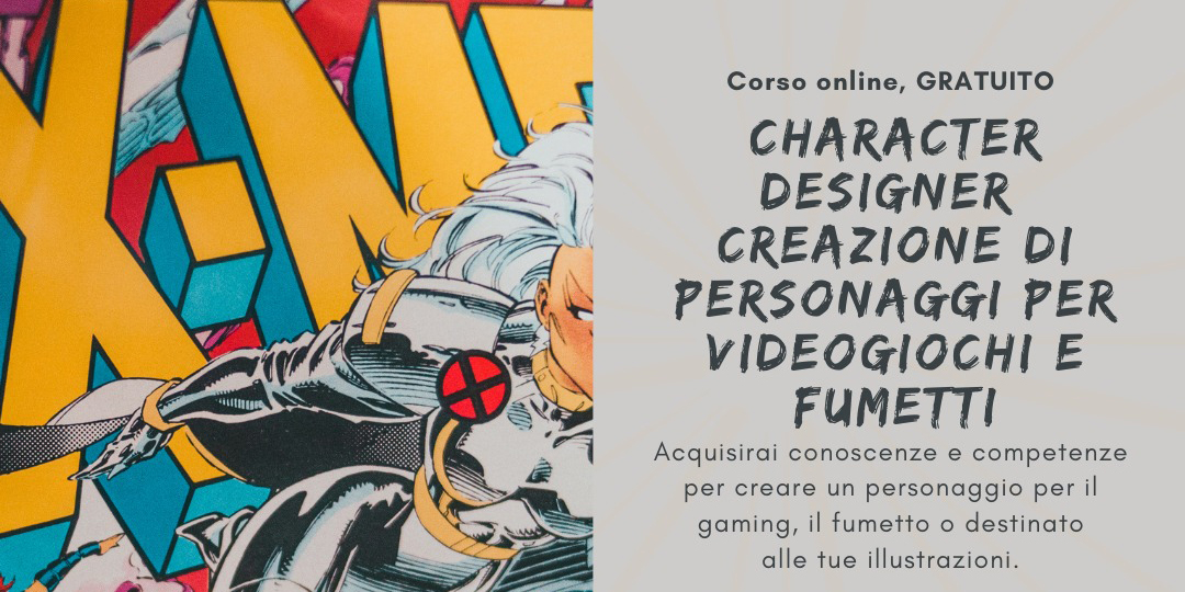 Corso Character Designer: creazione di personaggi per videogiochi e fumetti