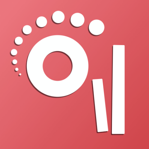 icona app boforall sfondo rosso e icone bianche
