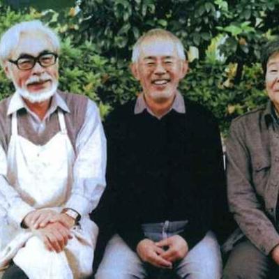 Hayao Miyazaki, Toshio Suzuki e Isao Takahata dello Studio Ghibli