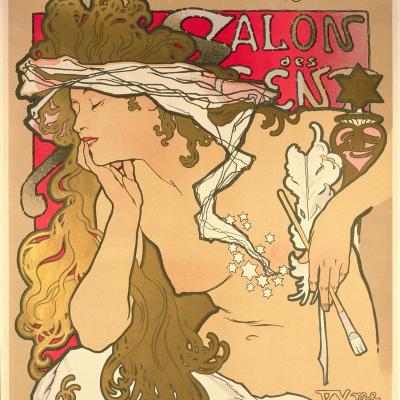 Salon des Cent 20th 1896, Copyright (C) 2018 Mucha Trust