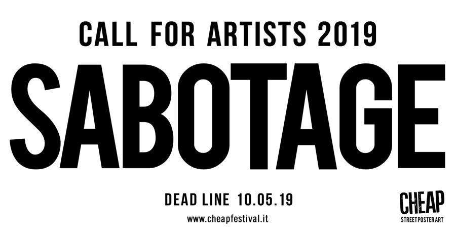 Locandina CHEAP call for artist