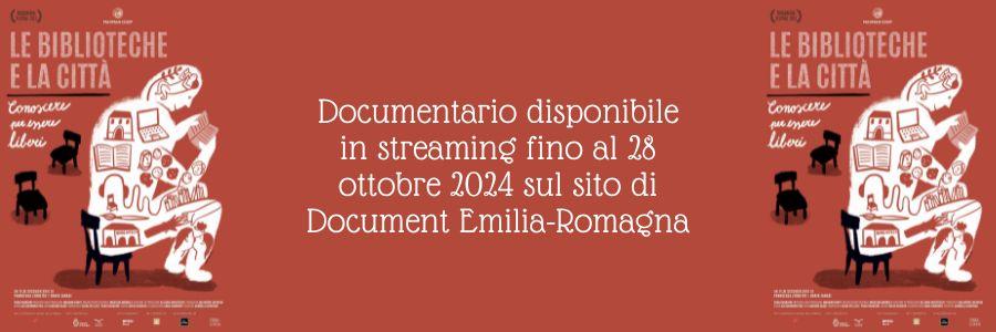 documentario le biblioteche e la città disponibile in streaming fino al 28 ottobre 2024