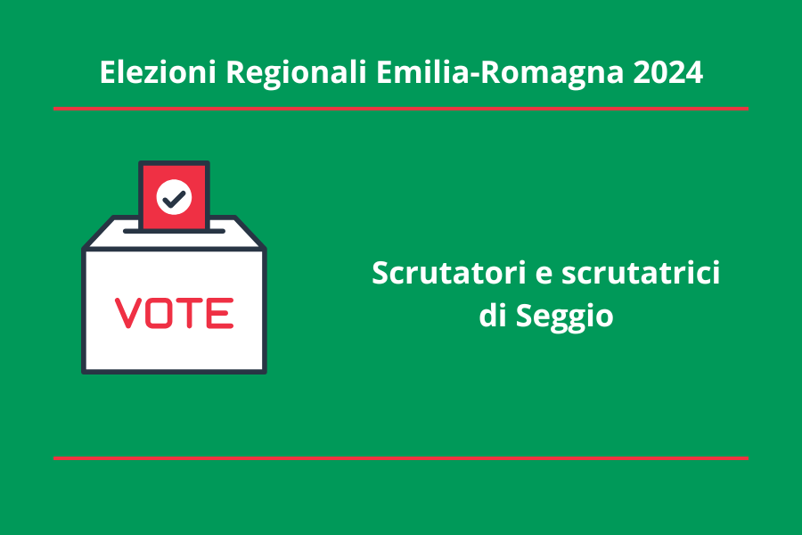 Scrutatori/trici seggio, Comune di Bologna