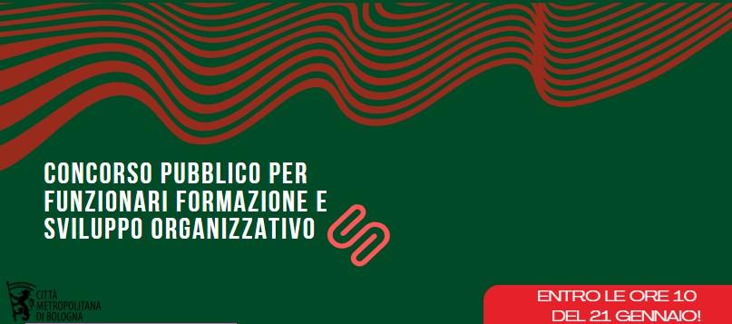 concorso pubblico funzionari e formazione 