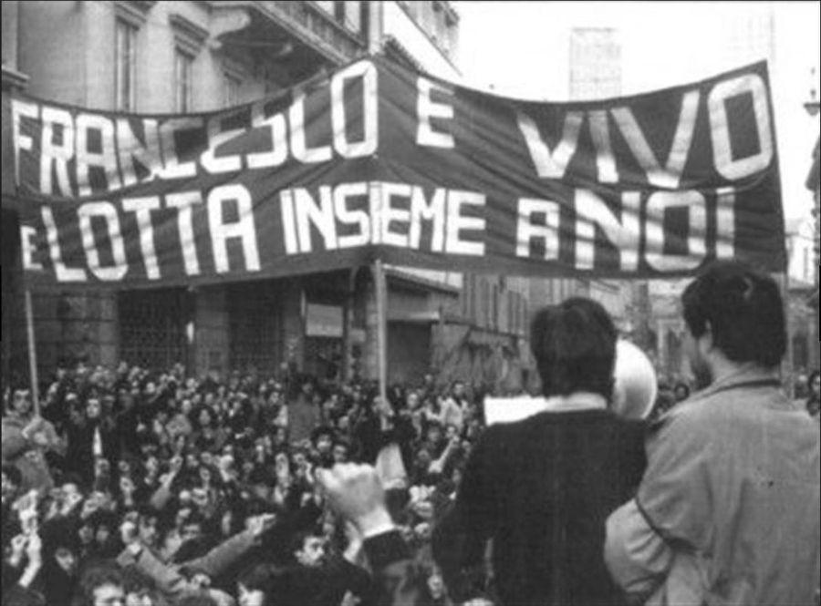 foto d'archivio: manifestazione Lorusso 1977