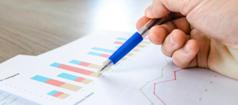 immagine di un fogli ocon dati