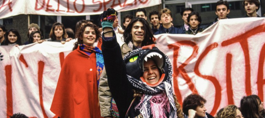 immagine delle proteste