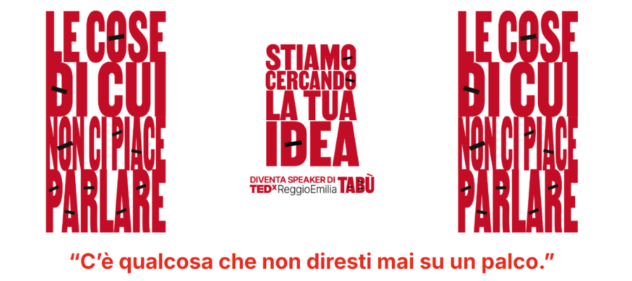 locandina call 4 speakers tedxreggioemilia 2026