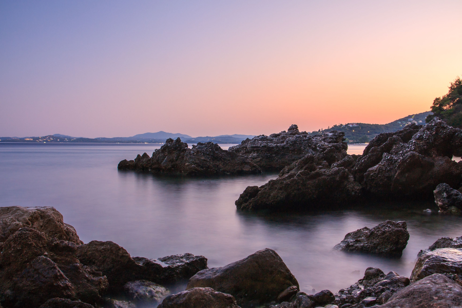 tramonto a Corfù
