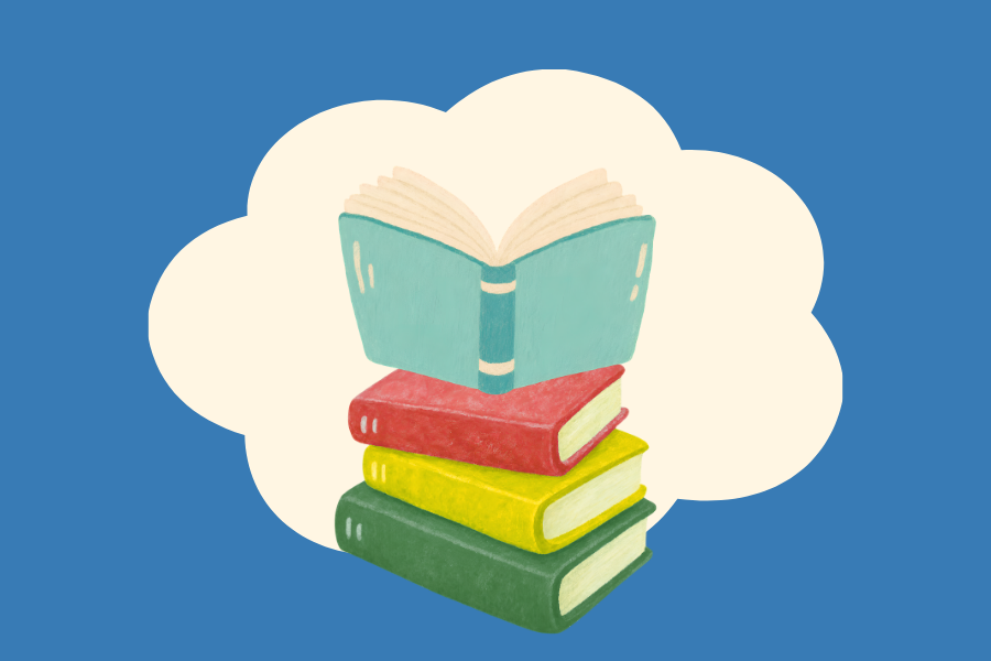 Grafica di libri per scuole e universita