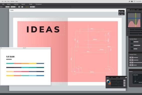 interfaccia di indesign