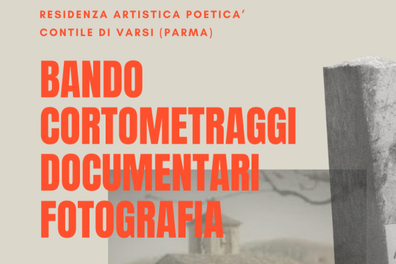 bando poeticà cortometraggi, documentari e fotografia