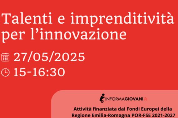 Talenti e imprenditività per l'innovazione