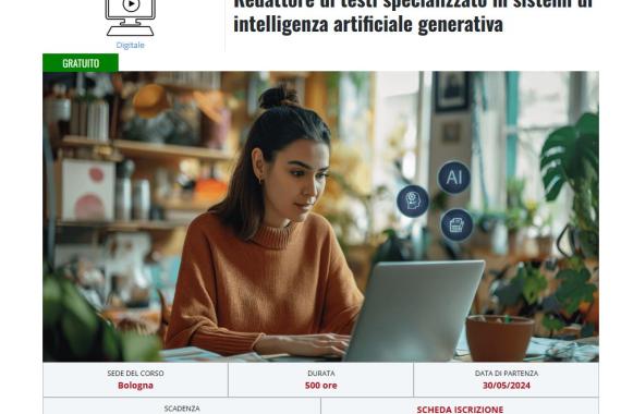 corso redattore testi AI generativa