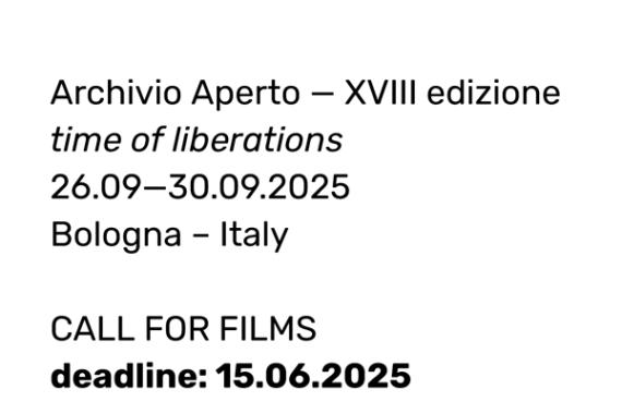 Call for films - Archivio Aperto 2025