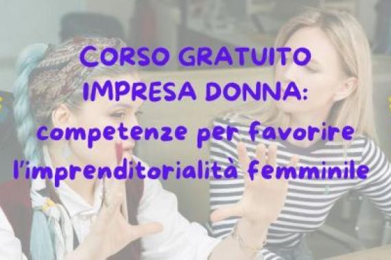 donne che parlano per promuovere corso di imprenditorialità 