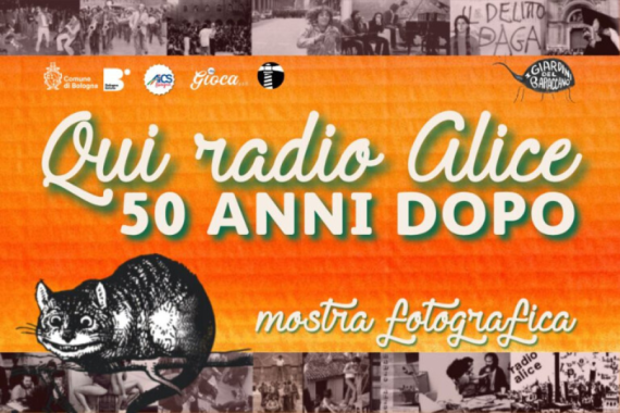 locandina mostra radio alice