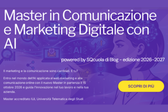 Locandina master comunicazione digitale