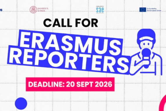 Locandina call for Erasmus reporters